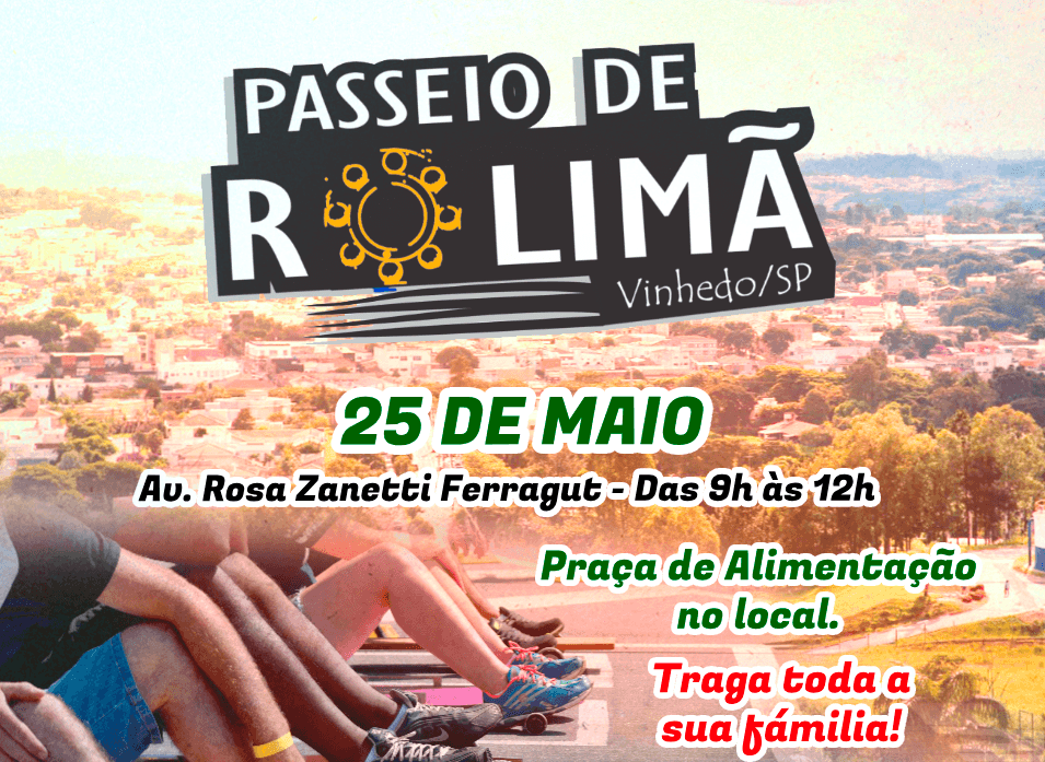 Banner do evento PASSEIO DE ROLIMÃ DE VINHEDO
