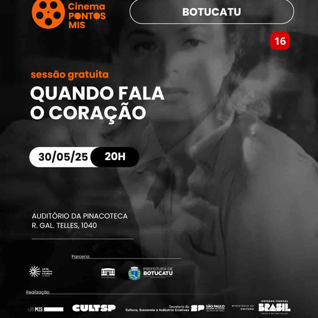 Banner do evento Sessão Pontos MIS – Quando Fala o Coração