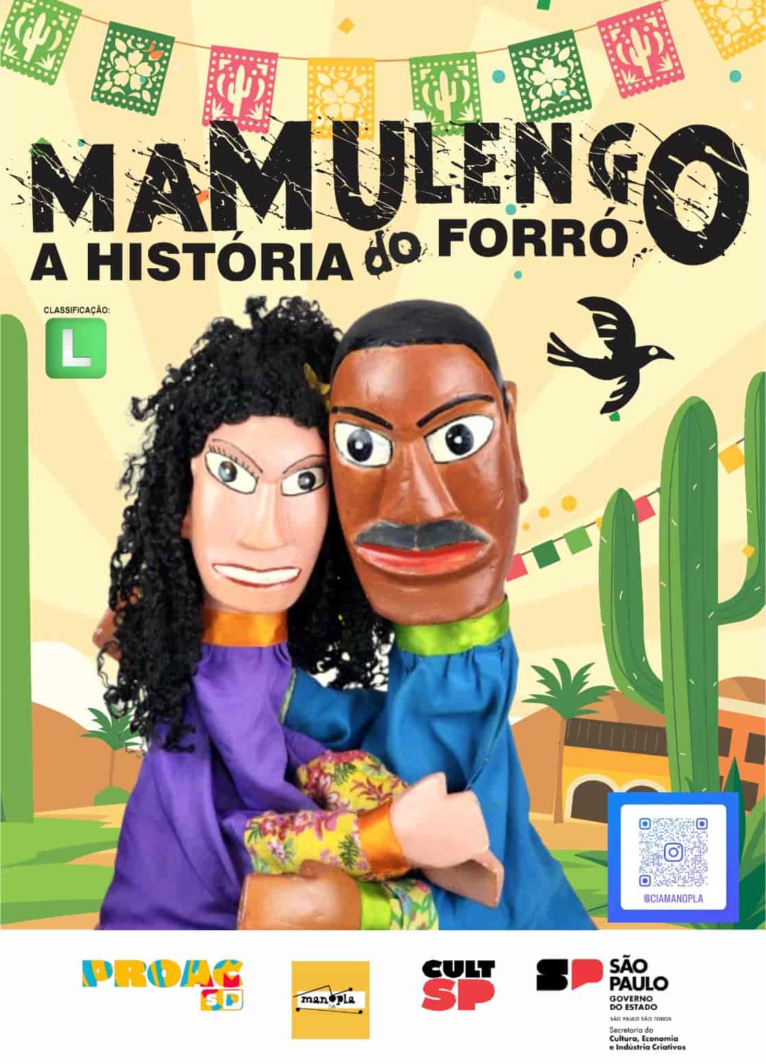 Imagem do evento Espetáculo “Mamulengo: A História do Forró”