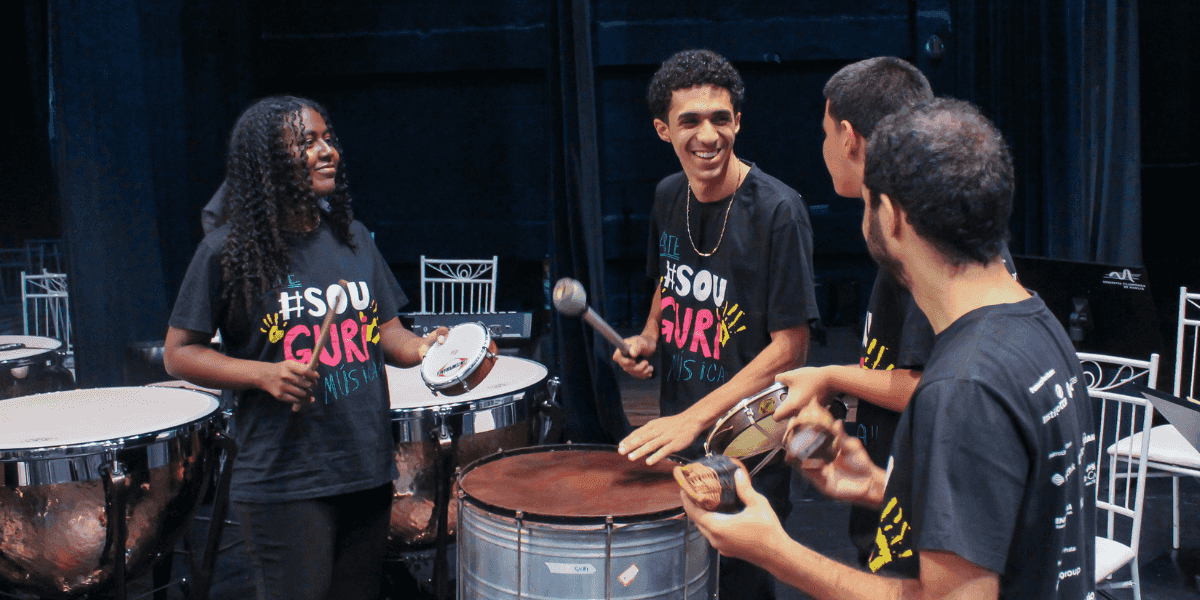 Imagem do evento Percussão do GURI de Marília apresenta “Música Brasileira para Percussão”