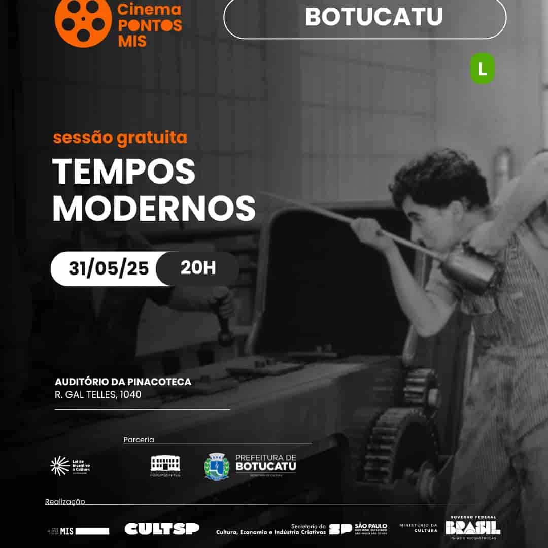 Banner do evento Sessão Pontos MIS – Tempos Modernos