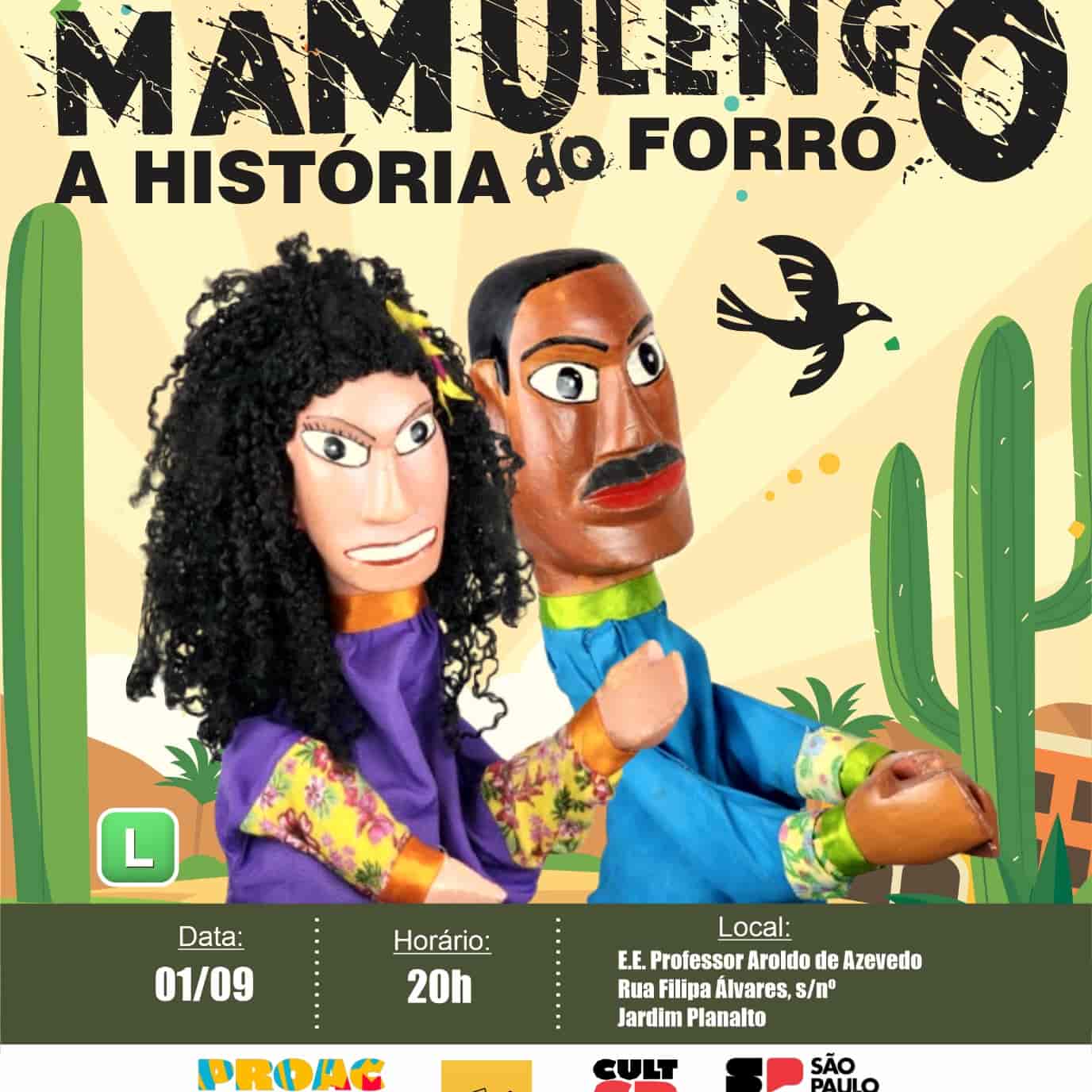 Imagem do evento Espetáculo “Mamulengo: A História do Forró”