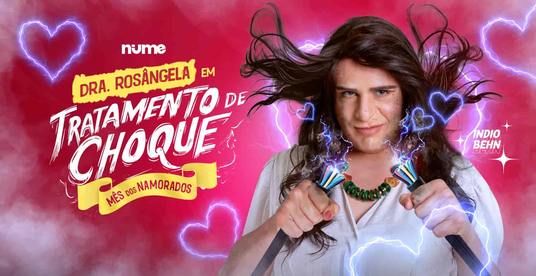 Banner do evento  Índio Behn em Araras/SP | Dra. Rosângela em: Especial Mês dos Namorados