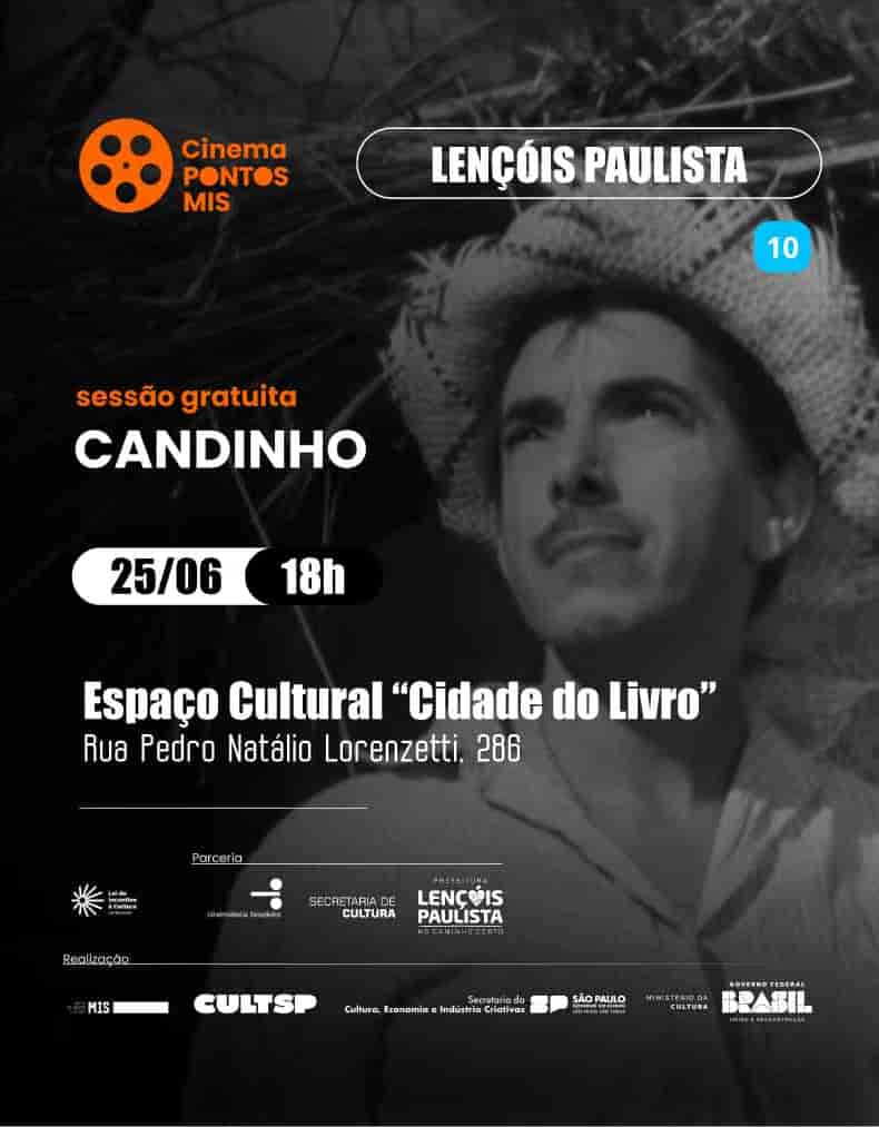 Imagem do evento Cinema Pontos MIS: Especial Mazzaroppi: Candinho
