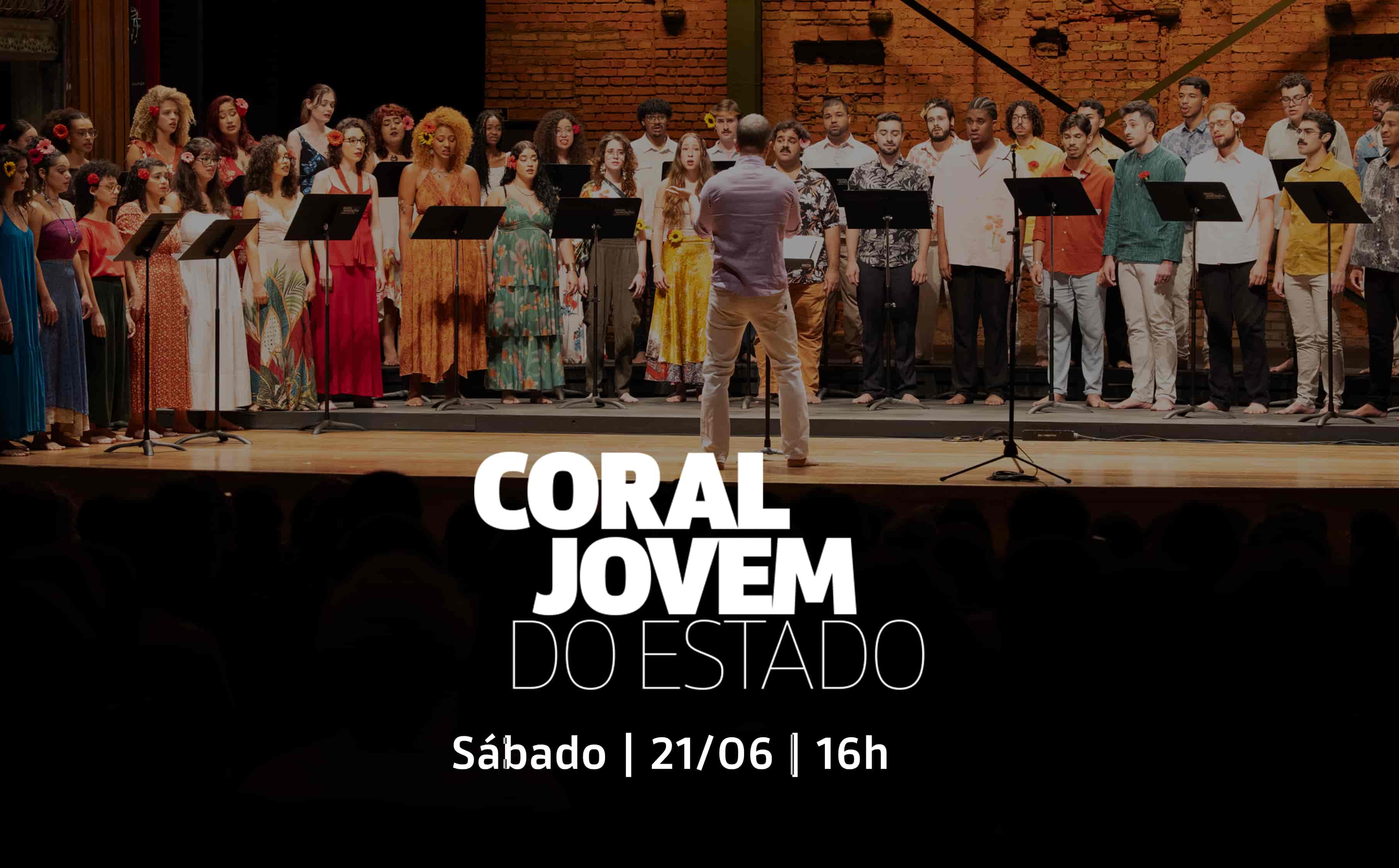 Banner do evento Concerto do Coral Jovem do Estado de São Paulo