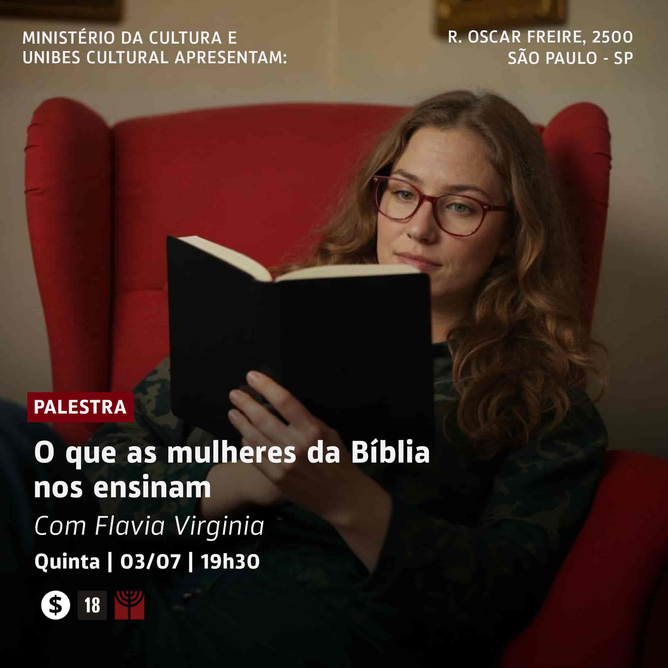 Imagem do evento Palestra O que as mulheres da Bíblia nos ensinam