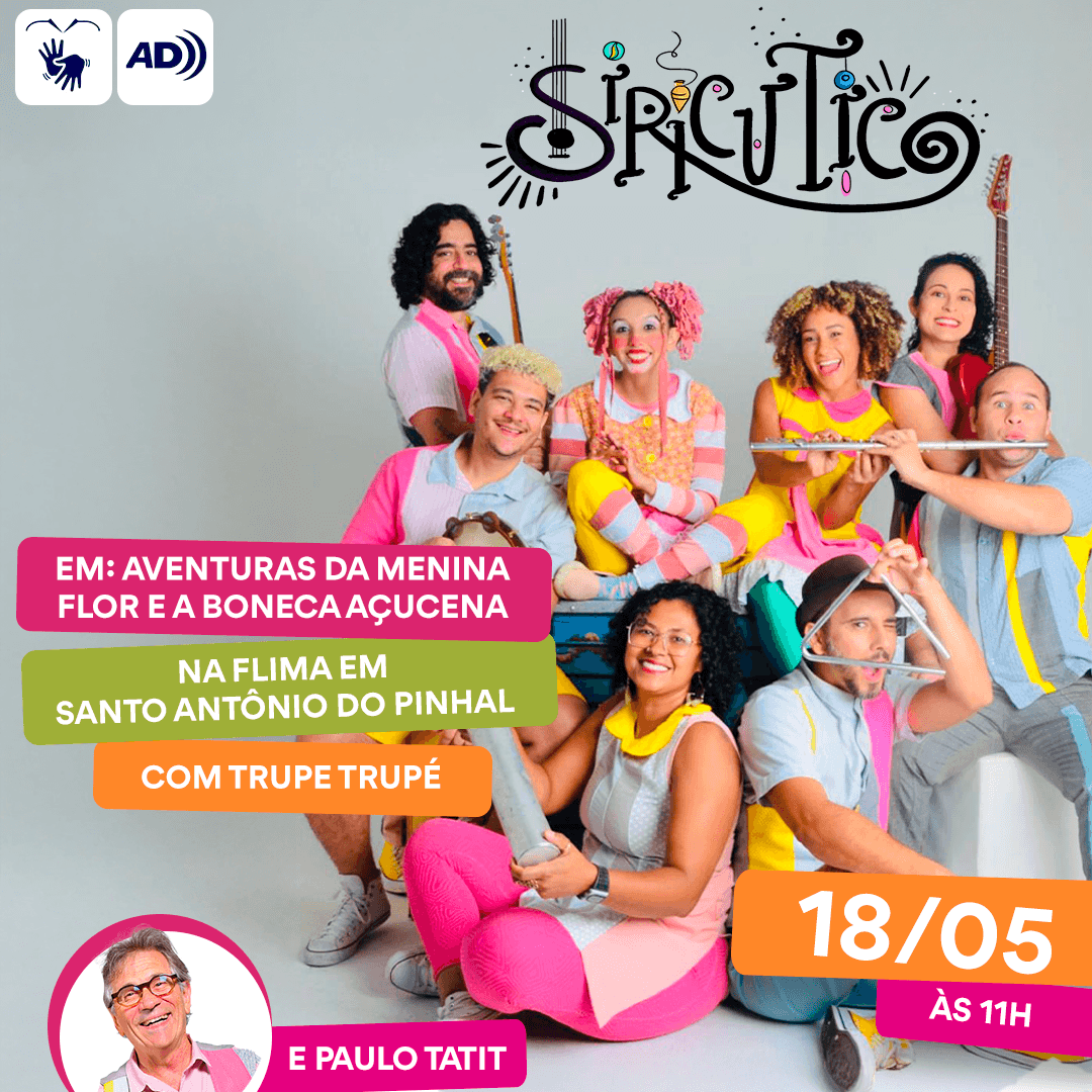 Imagem do evento Siricutico em: Aventuras da Menina Flor e a Boneca Açucena