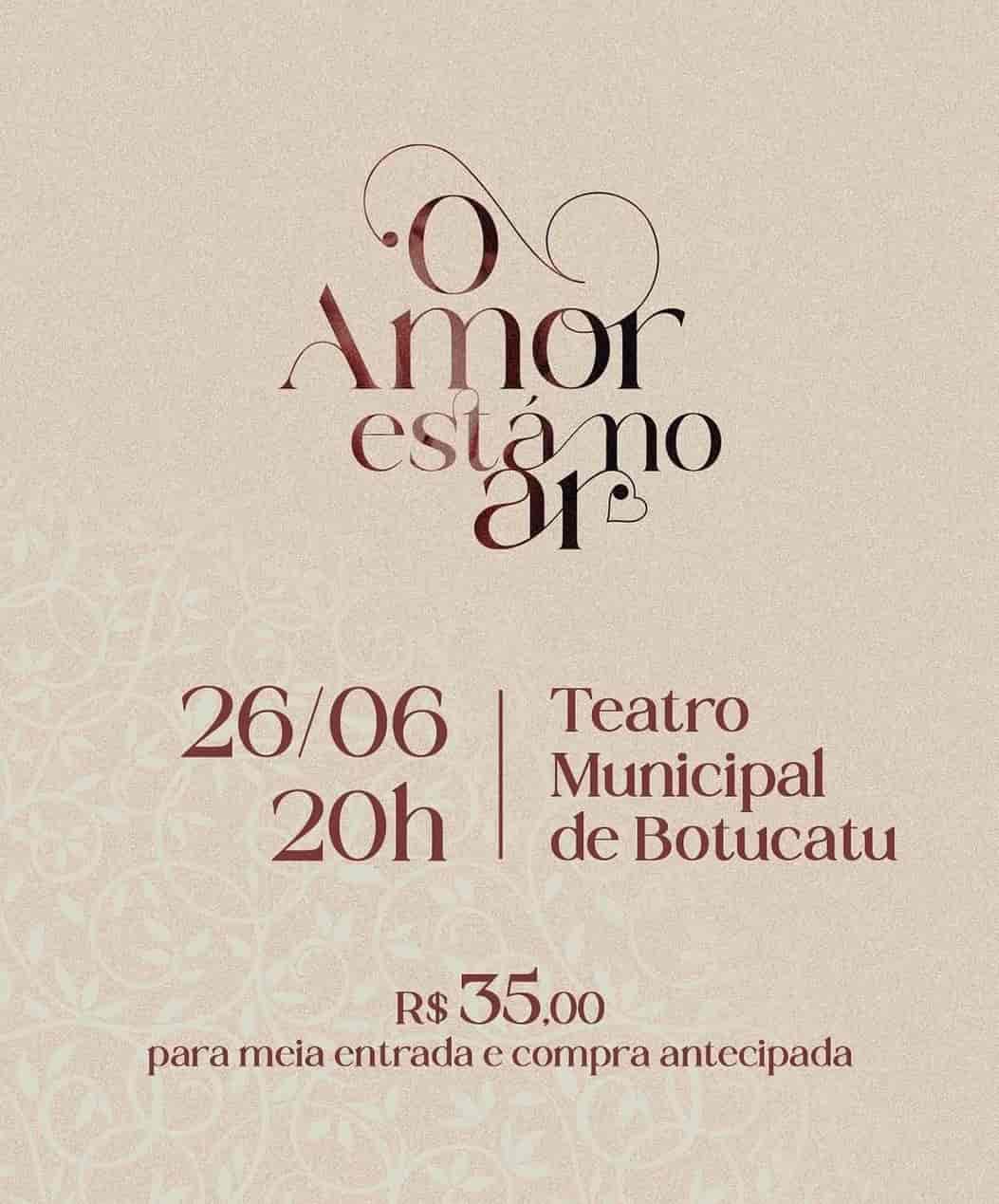 Imagem do evento O AMOR ESTÁ NO AR 💞