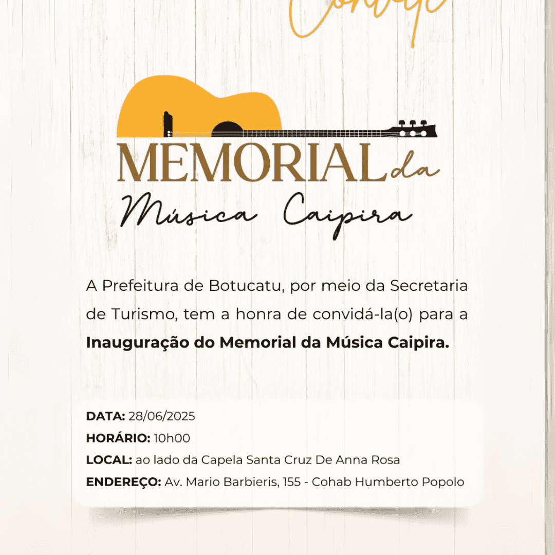 Imagem do evento INAUGURAÇÃO DO MEMORIAL DA MÚSICA CAIPIRA