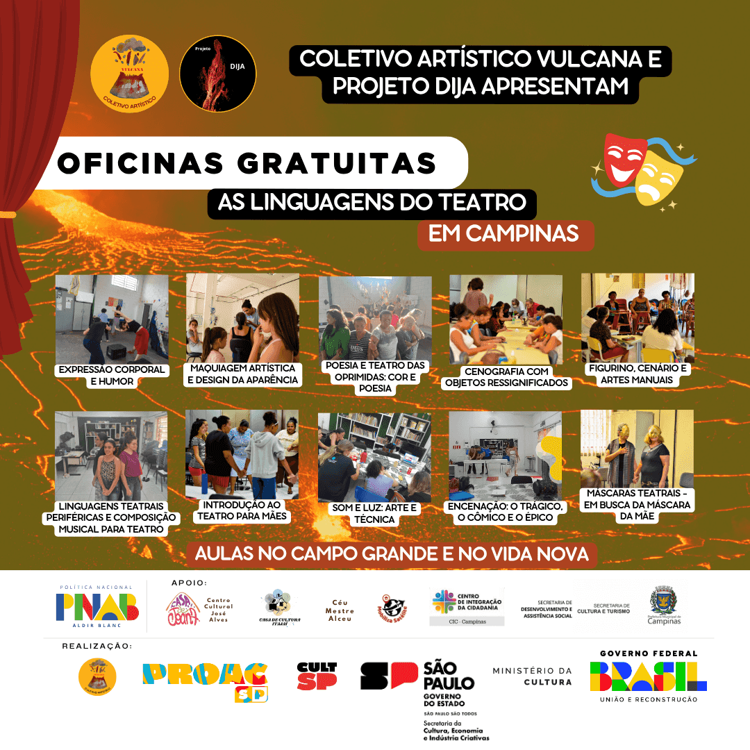 Imagem do evento Início das oficinas culturais "As linguagens do Teatro"