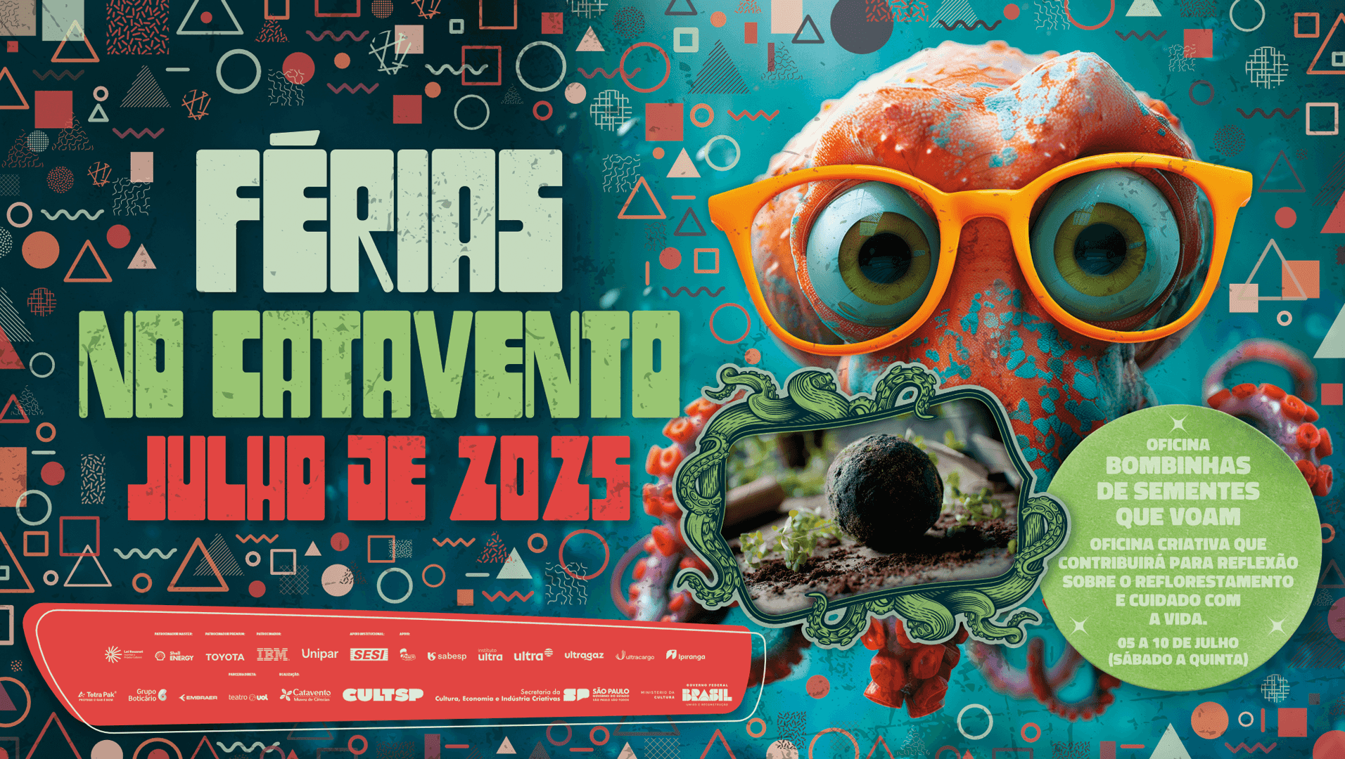 Imagem do evento Oficina Bombinhas de Sementes que voam