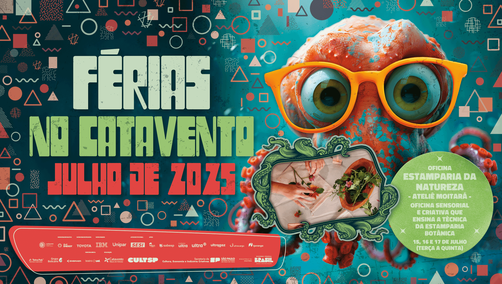 Imagem do evento Oficina de Estamparia da Natureza - Ateliê Moitará