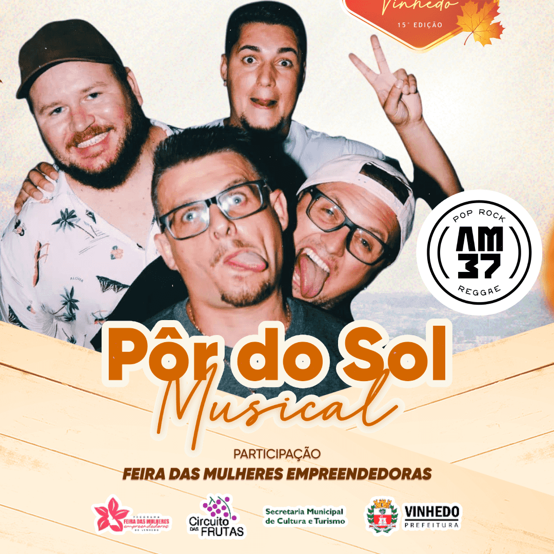 Imagem do evento PÔR DO SOL MUSICAL EM VINHEDO