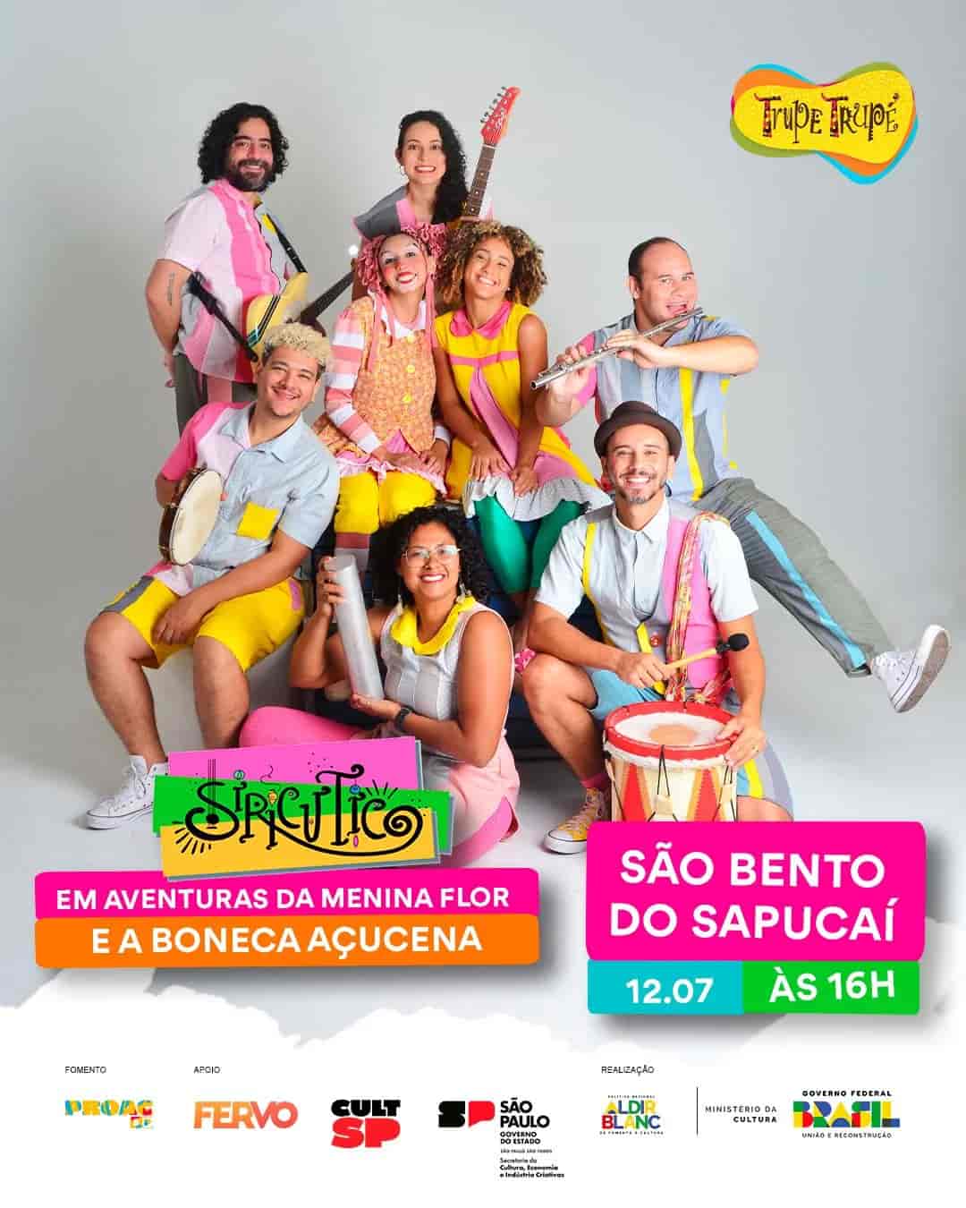 Imagem do evento Siricutico em: Aventuras da Menina Flor e a Boneca Açucena 