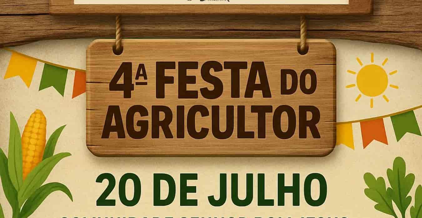 Banner do evento 4ª Festa do Agricultor e 2ª Cavalgada em Cosmópolis!