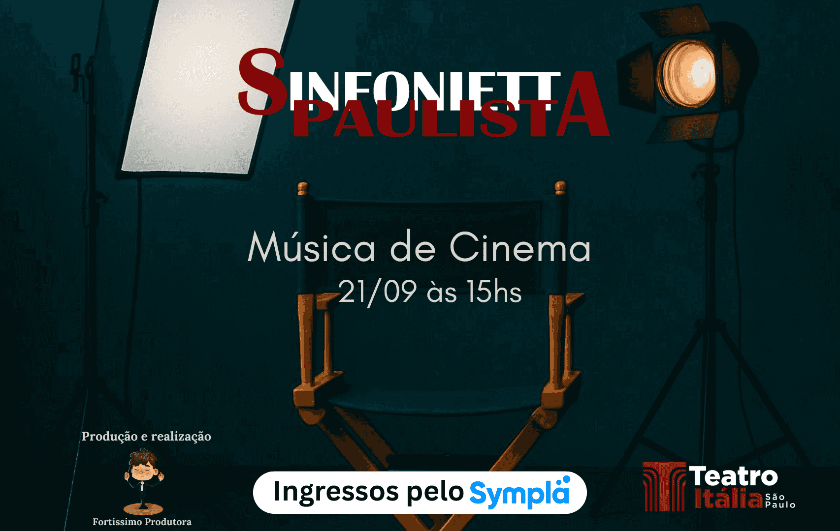 Imagem do evento Sinfonietta Paulista - Música de Cinema
