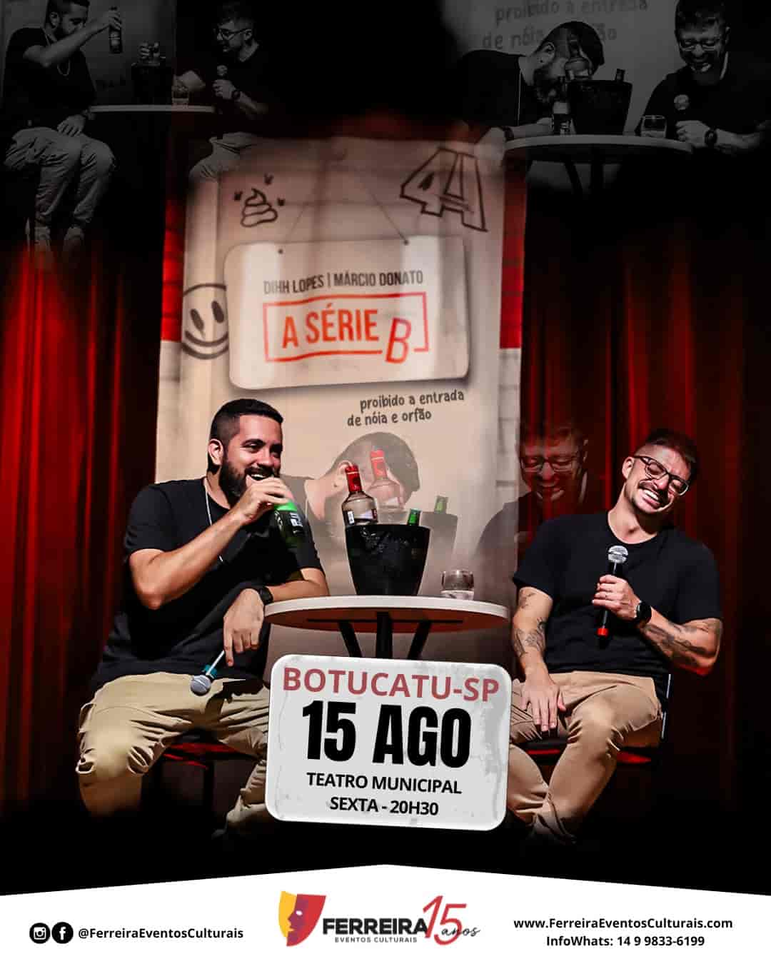 Imagem do evento A SÉRIE B – DIHH LOPES & MÁRCIO DONATO