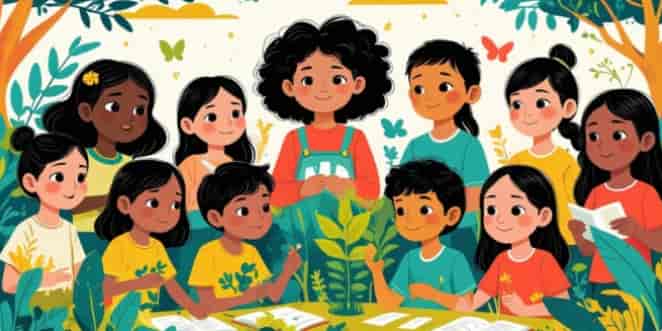 Banner do evento Como escutar com qualidade o que as crianças sentem sobre a natureza e a emergência climática?