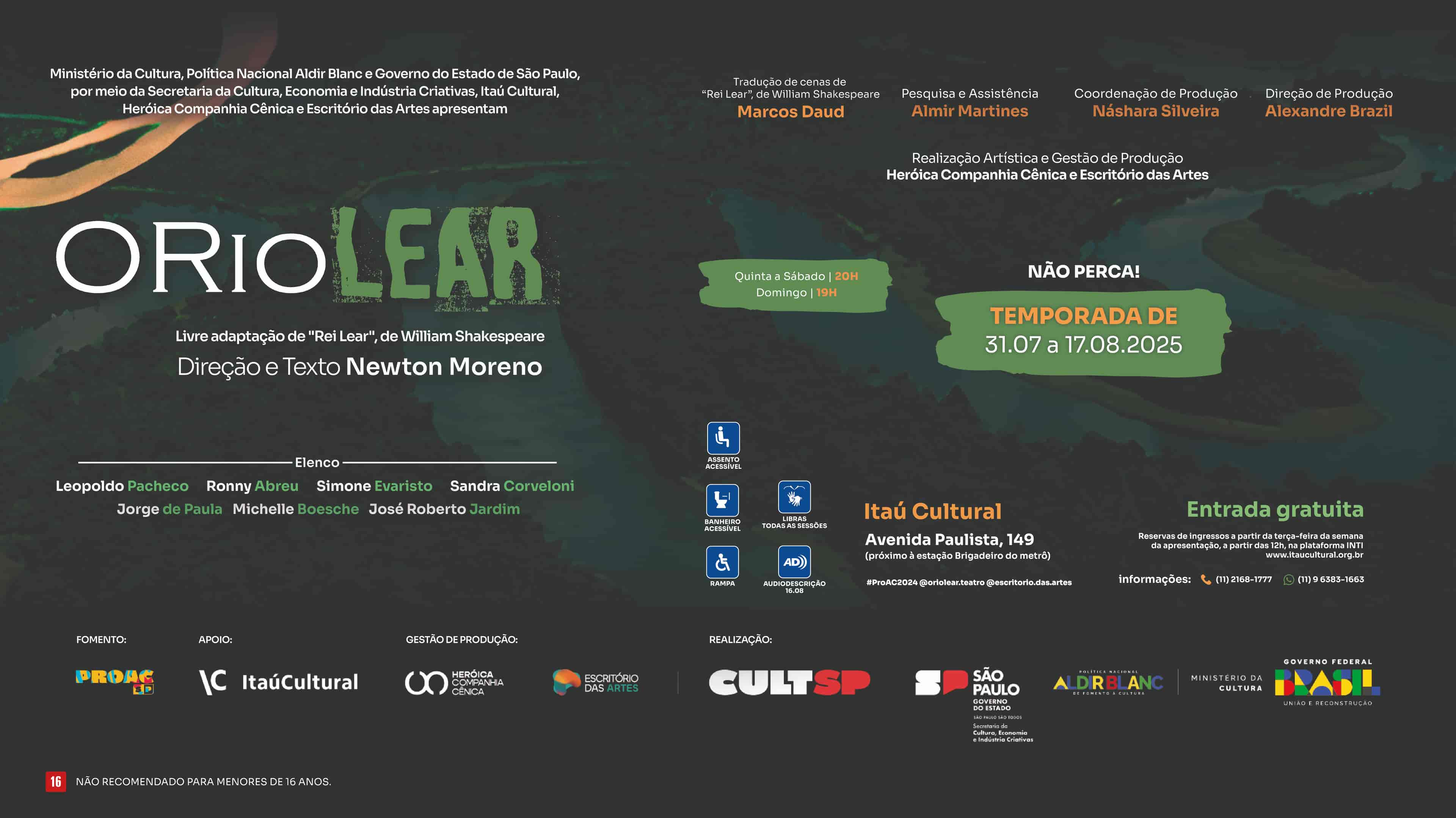 Banner do evento ORioLEAR - Temporada 