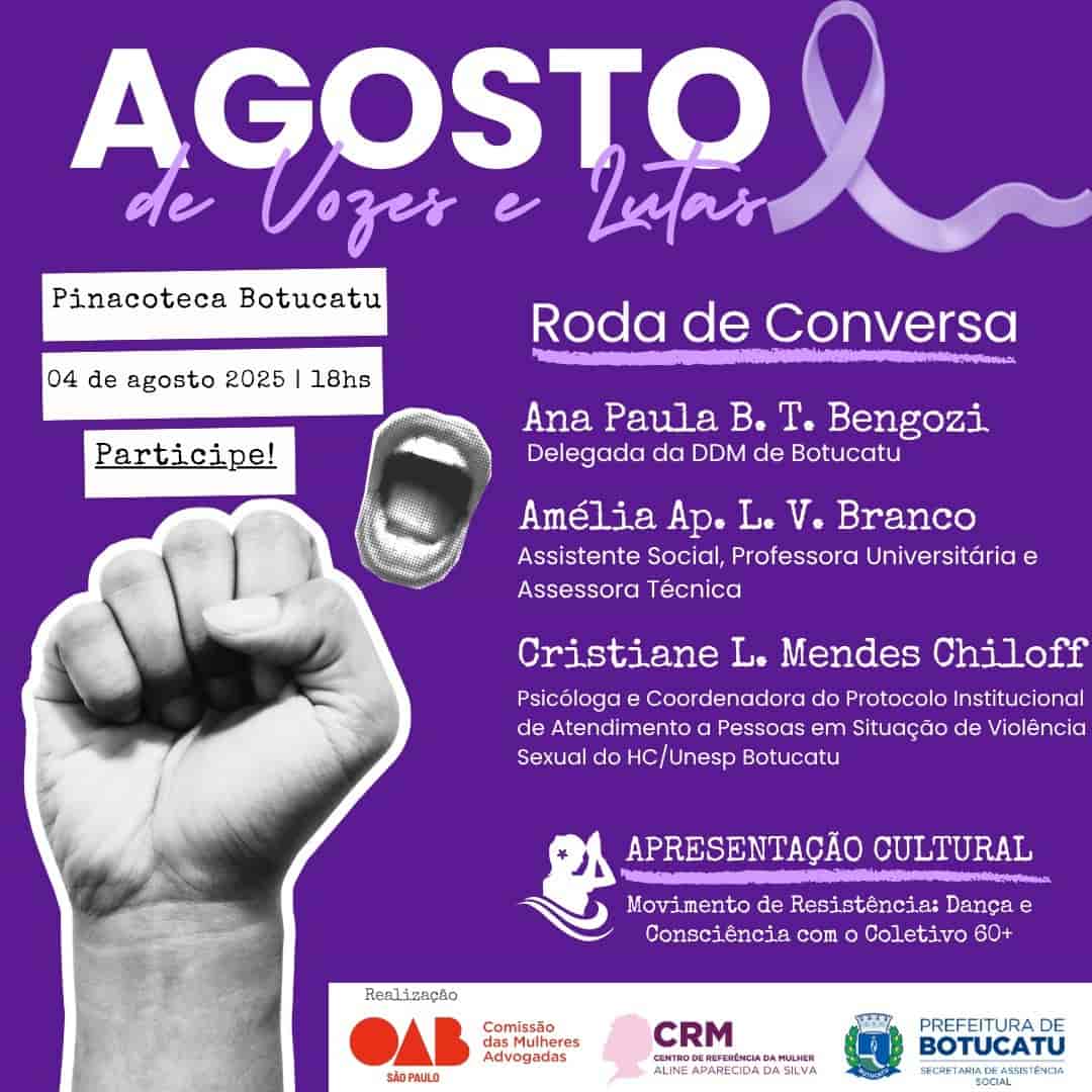 Imagem do evento Agosto Lilás