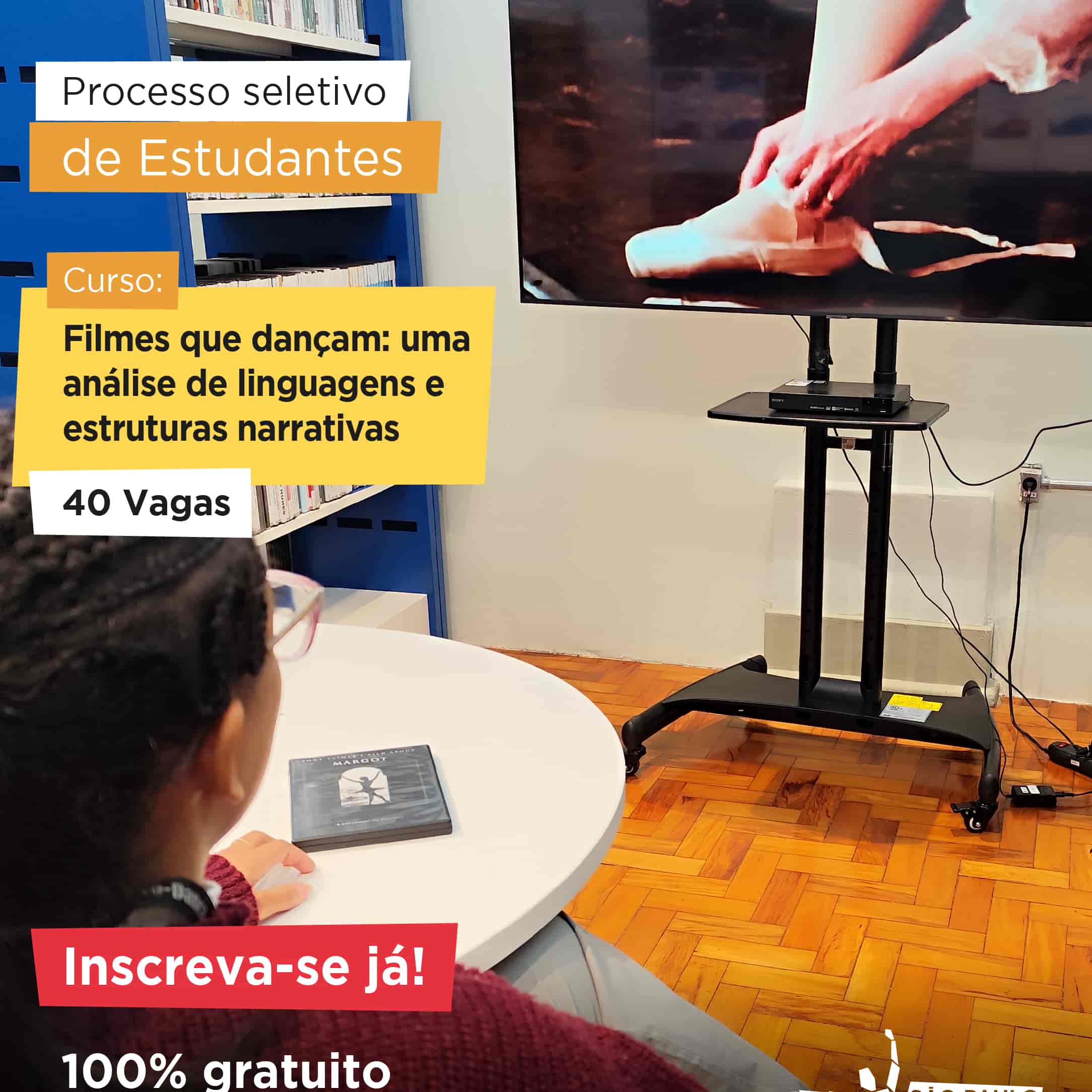 Imagem do evento Curso de Extensão Cultural "Filmes que Dançam: Uma Análise de Linguagens e Estruturas Narrativas"