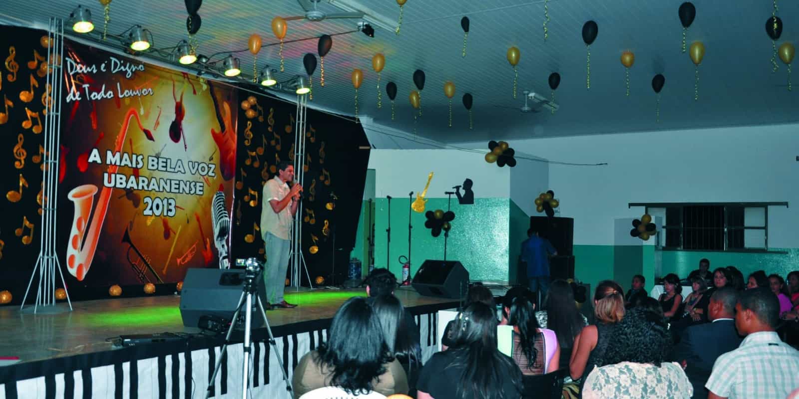 Banner do evento A Mais Bela Voz Ubaranense.