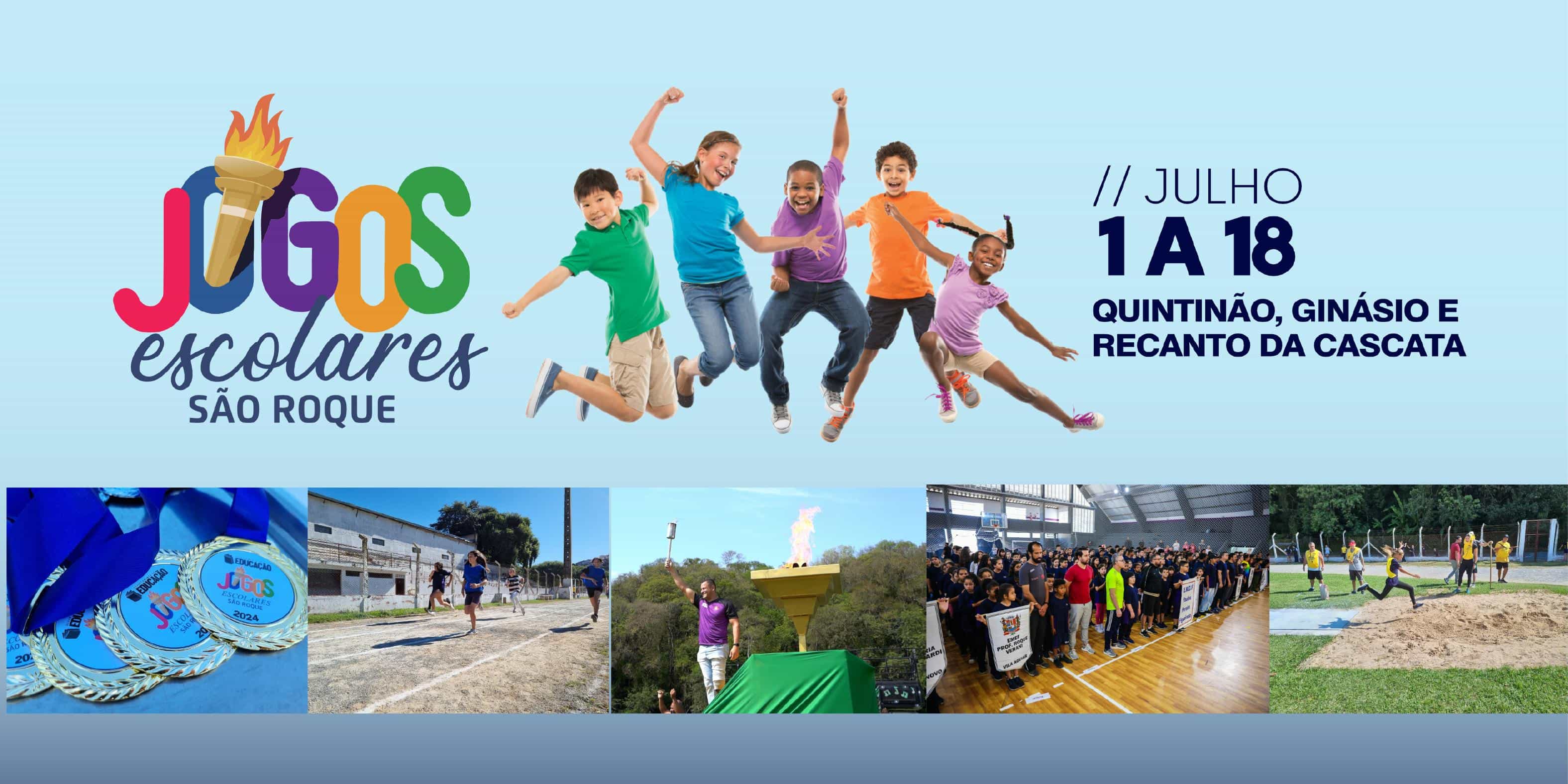 Banner do evento Jogos Escolares