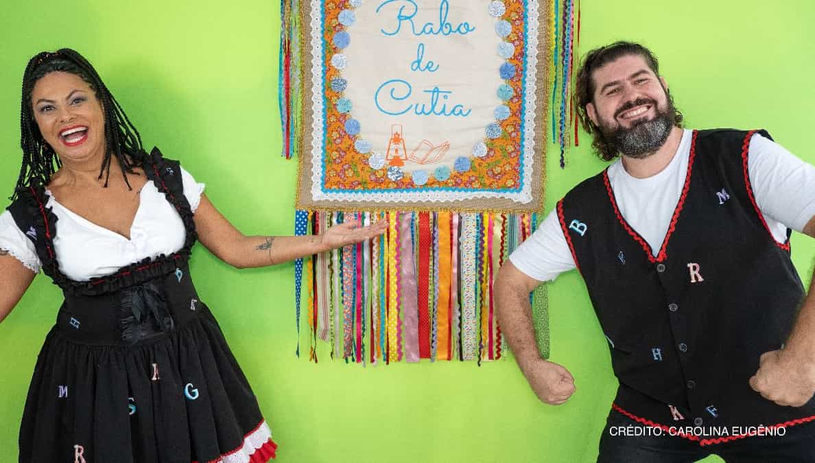 Banner do evento Contação de Histórias | Cia. Rabo de Cutia