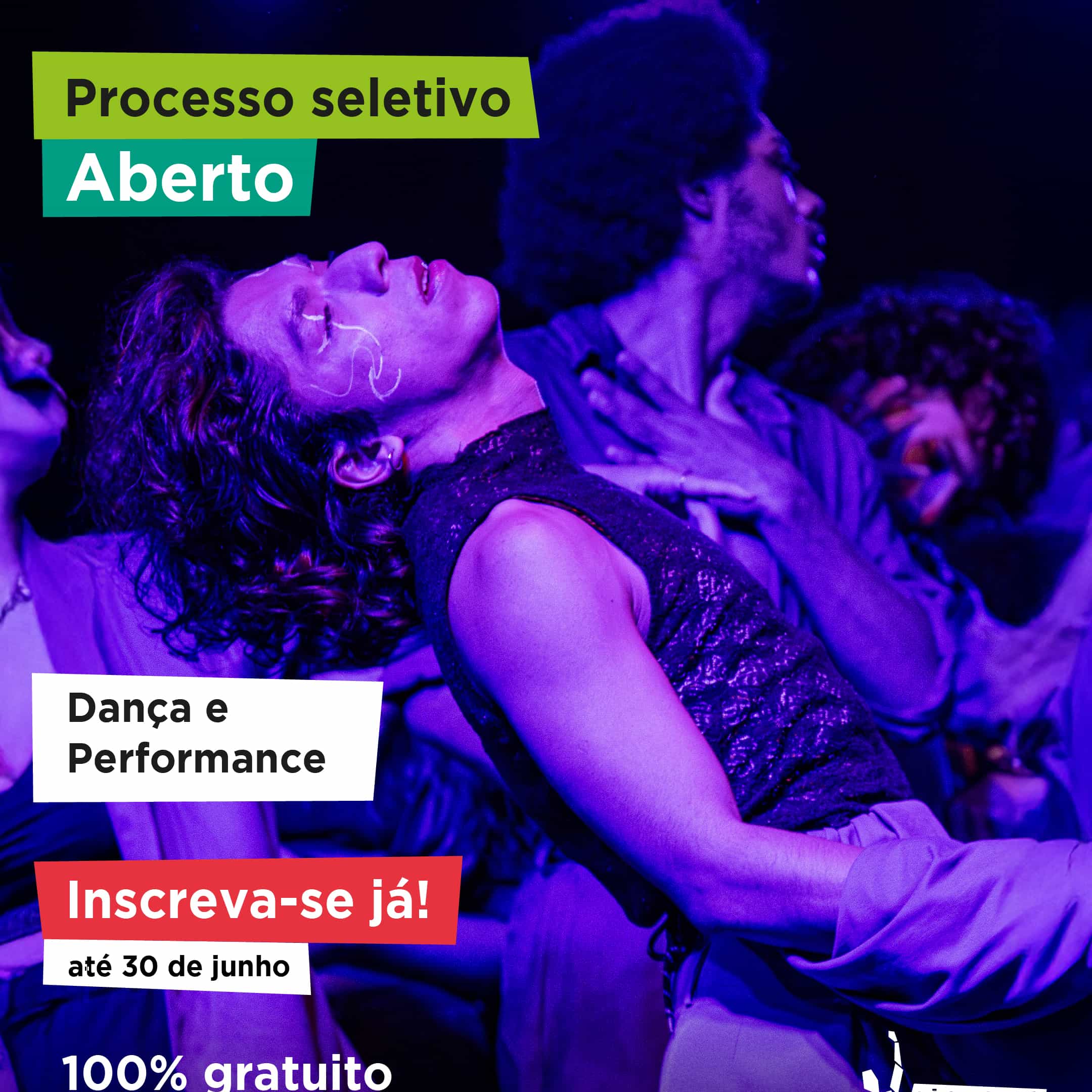 Banner do evento Cursos Regulares - Dança e Performance (turma vespertino)