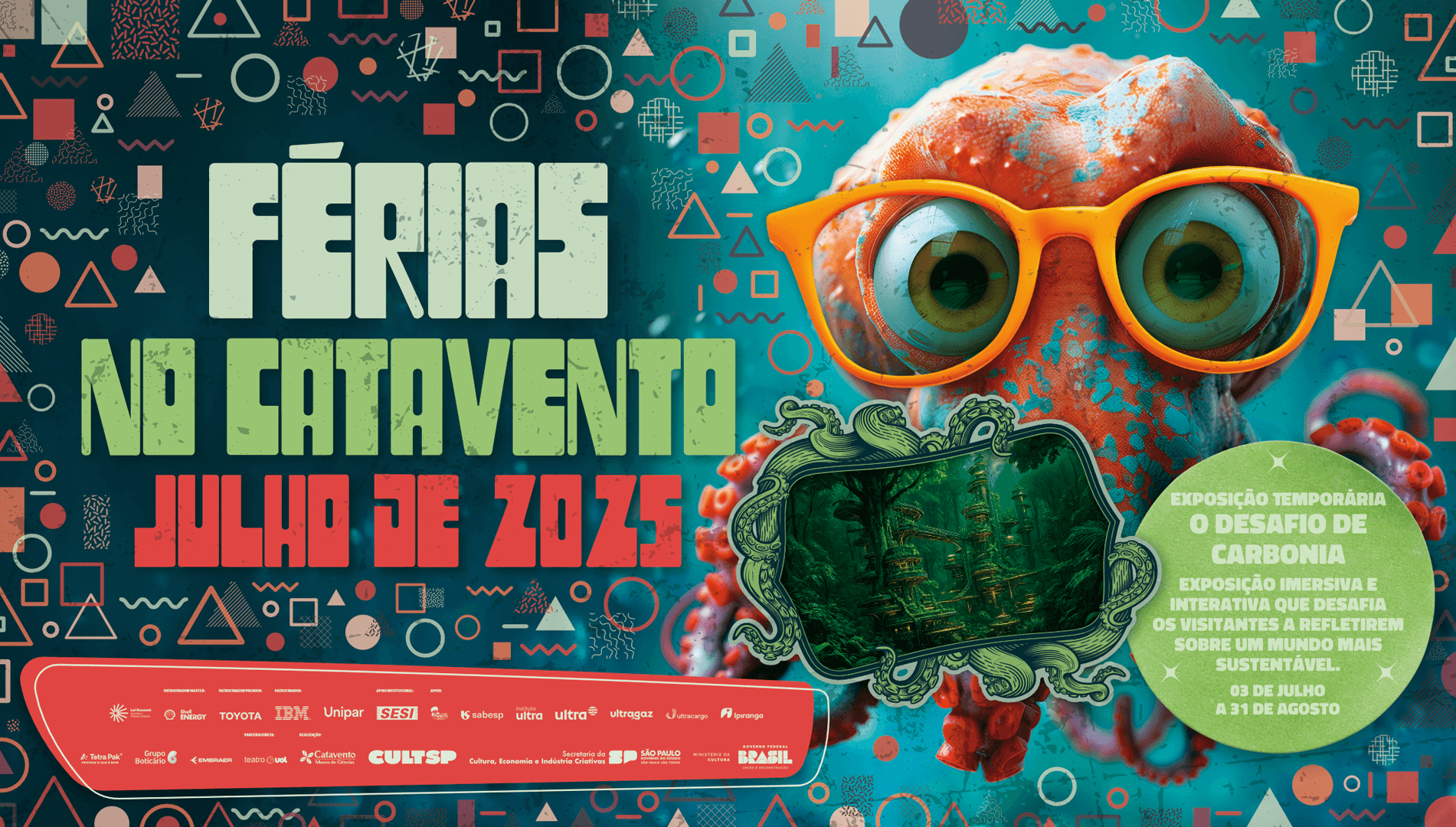 Banner do evento Exposição Temporária “O Desafio De Carbonia”