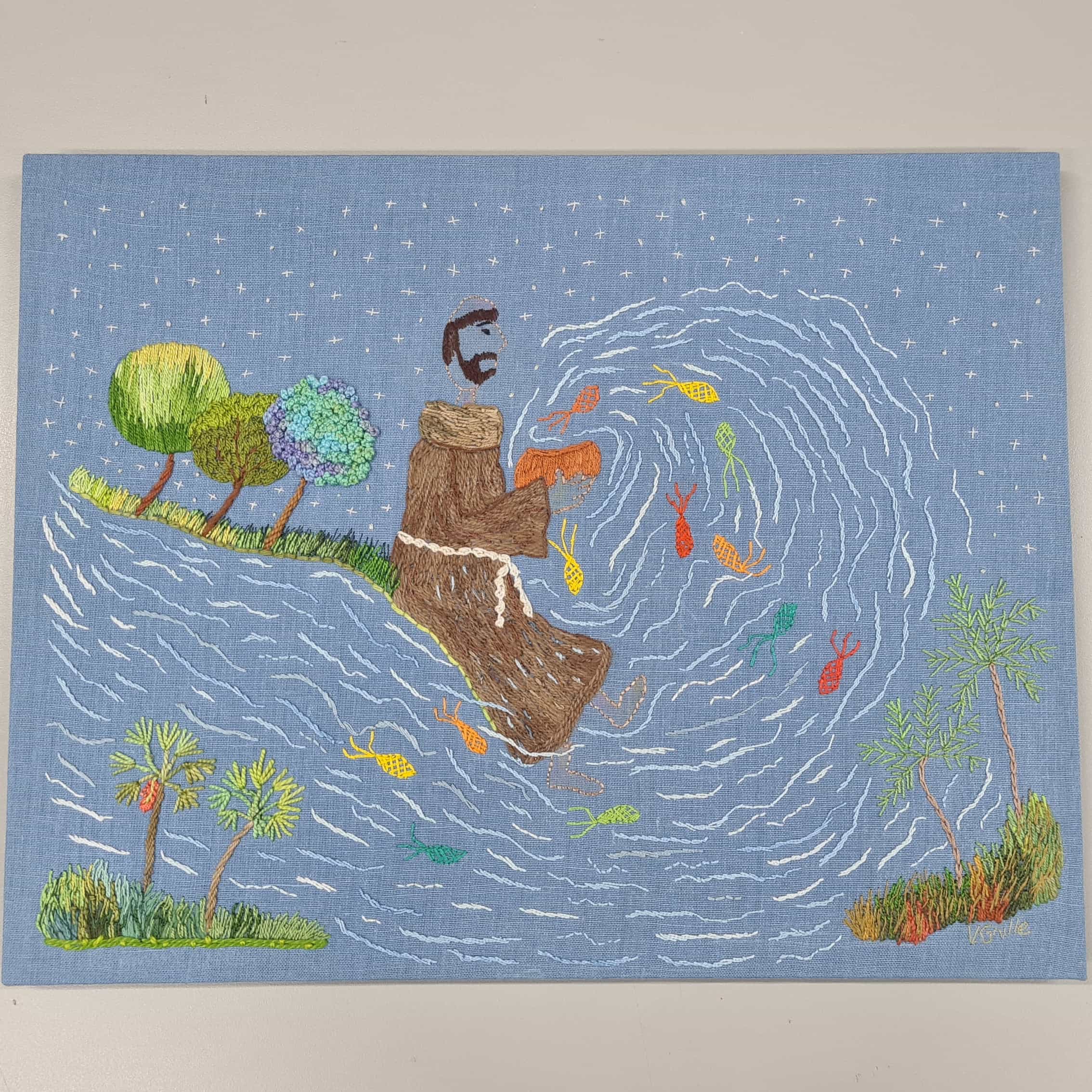 Banner do evento Exposição "Saberes e Fazeres da Casa de Portinari: Bordados, Bordaduras e Bordadeiras"