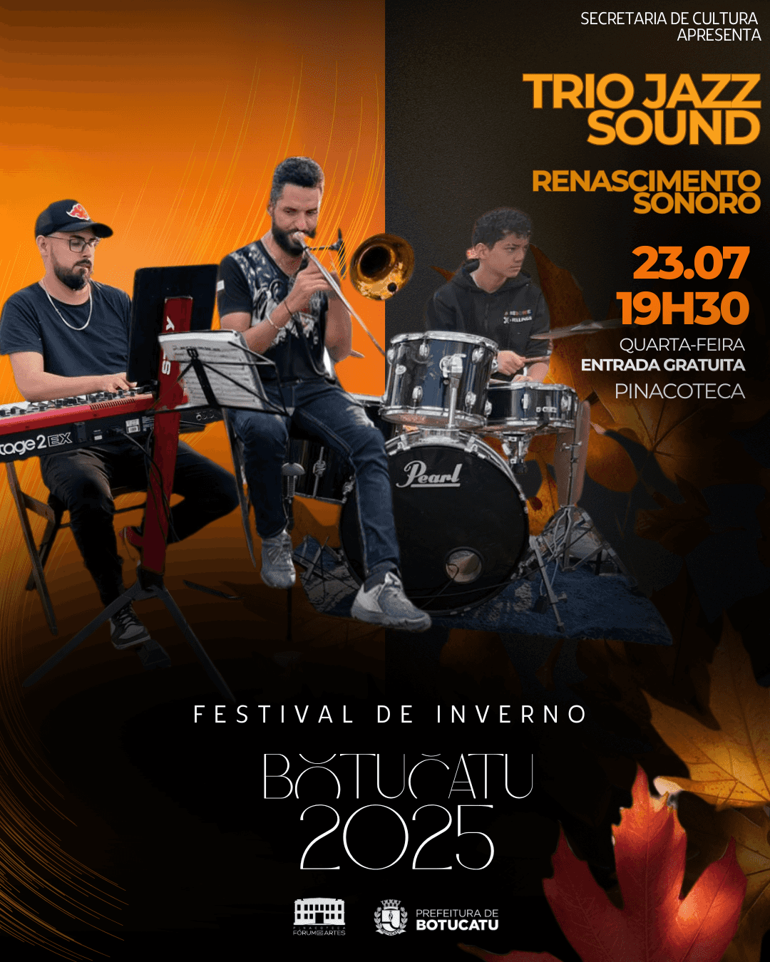 Banner do evento RENASCIMENTO SONORO por Trio Jazz Sound