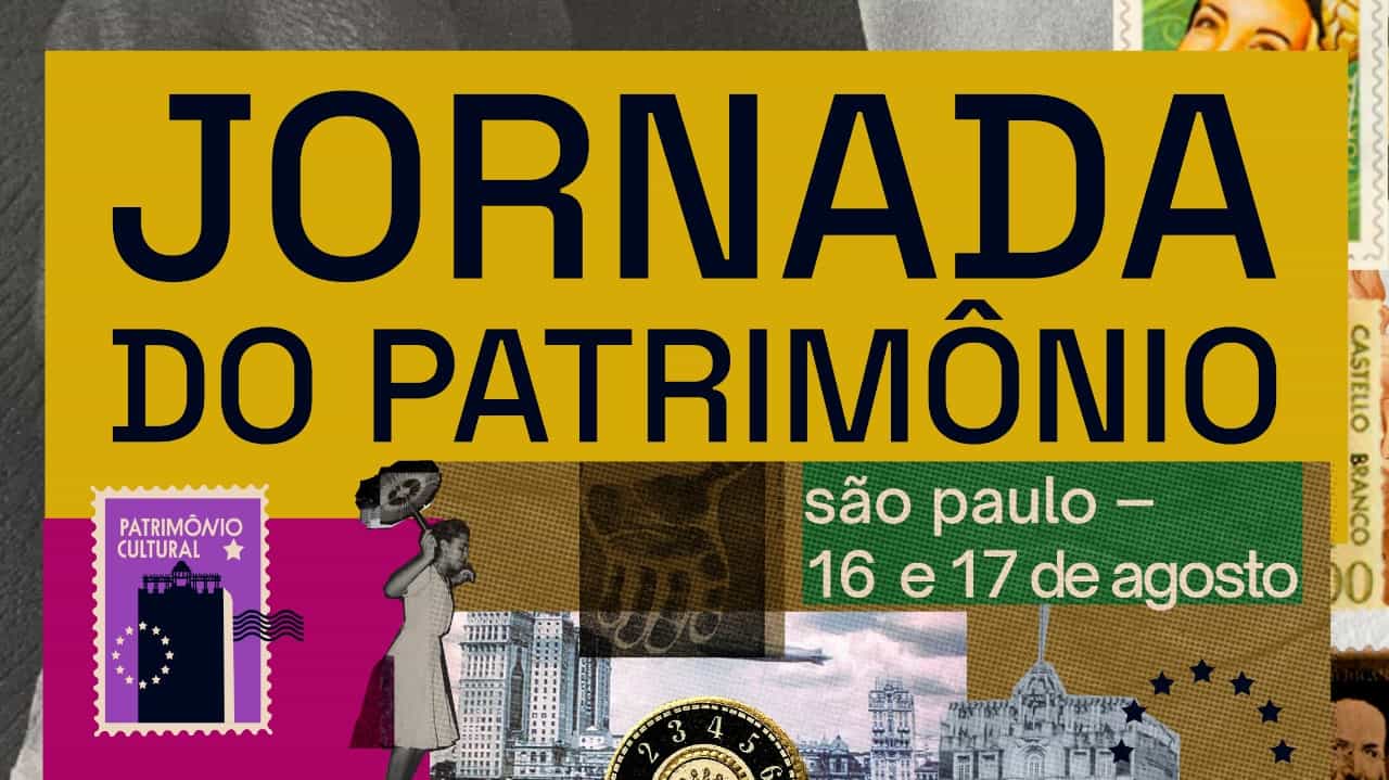 Banner do evento Jornada do Patrimônio 2025 - Tempo em Sentidos 