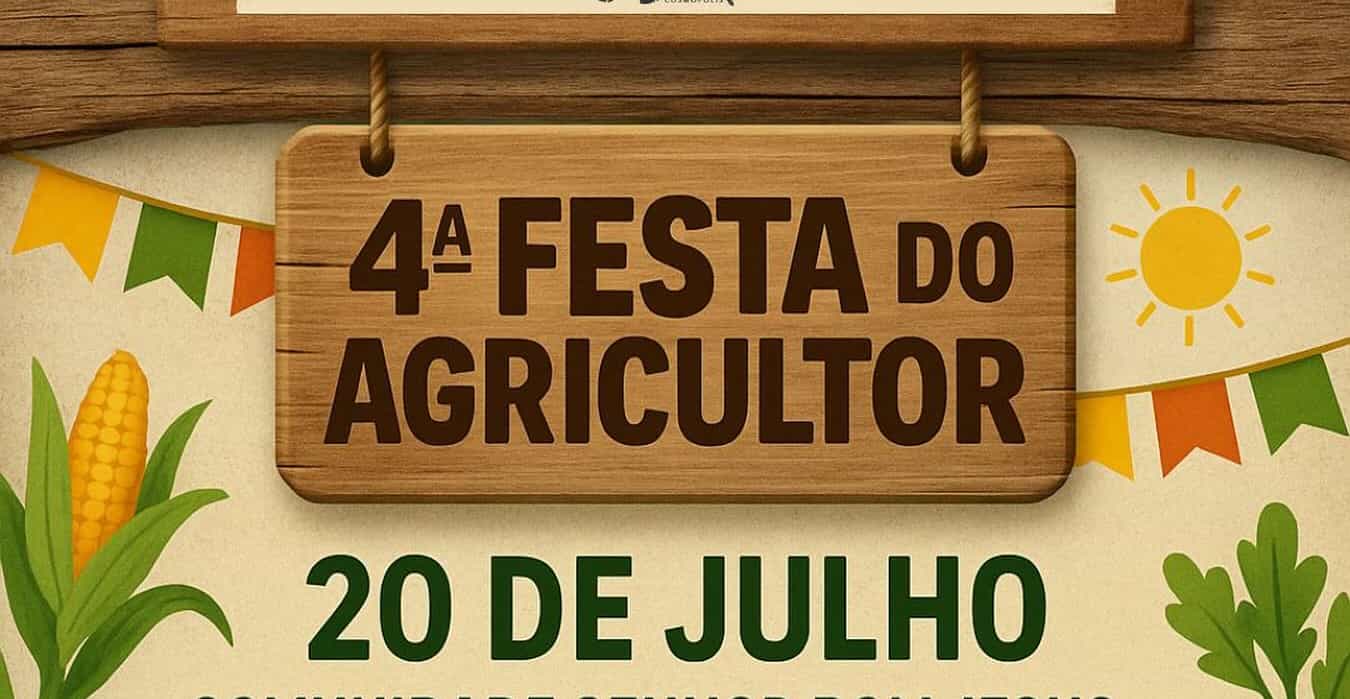 Banner do evento 4ª Festa do Agricultor e 2ª Cavalgada em Cosmópolis!