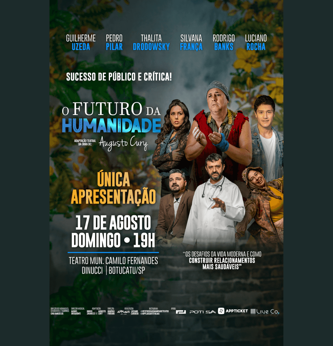 Banner do evento O FUTURO DA HUMANIDADE