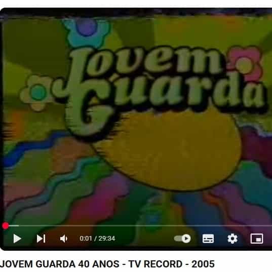 Banner do evento Exibição do documentário “TV 40 anos: Roberto Carlos e a Jovem Guarda”
