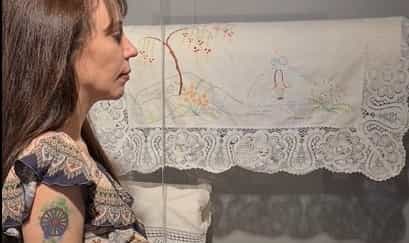 Banner do evento Poesias na Casa de Portinari: Anna Cláudia Ferreira