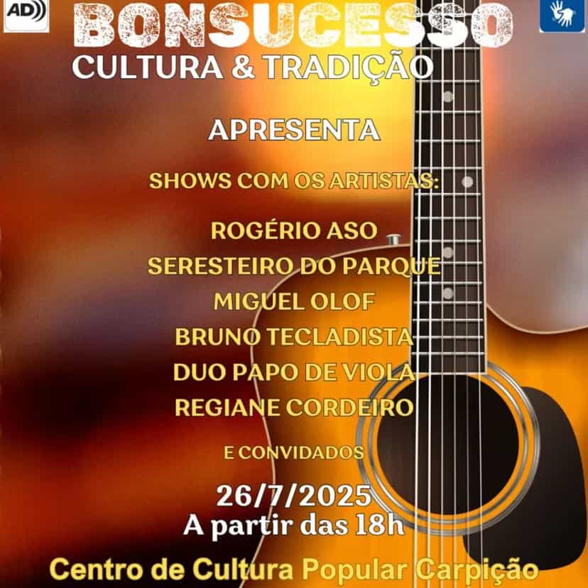 Banner do evento BONSUCESSO CULTURA E TRADIÇÃO