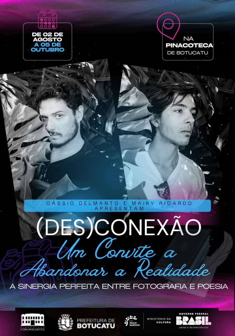 Banner do evento (DES)CONEXÃO - Um convite a abandonar a realidade