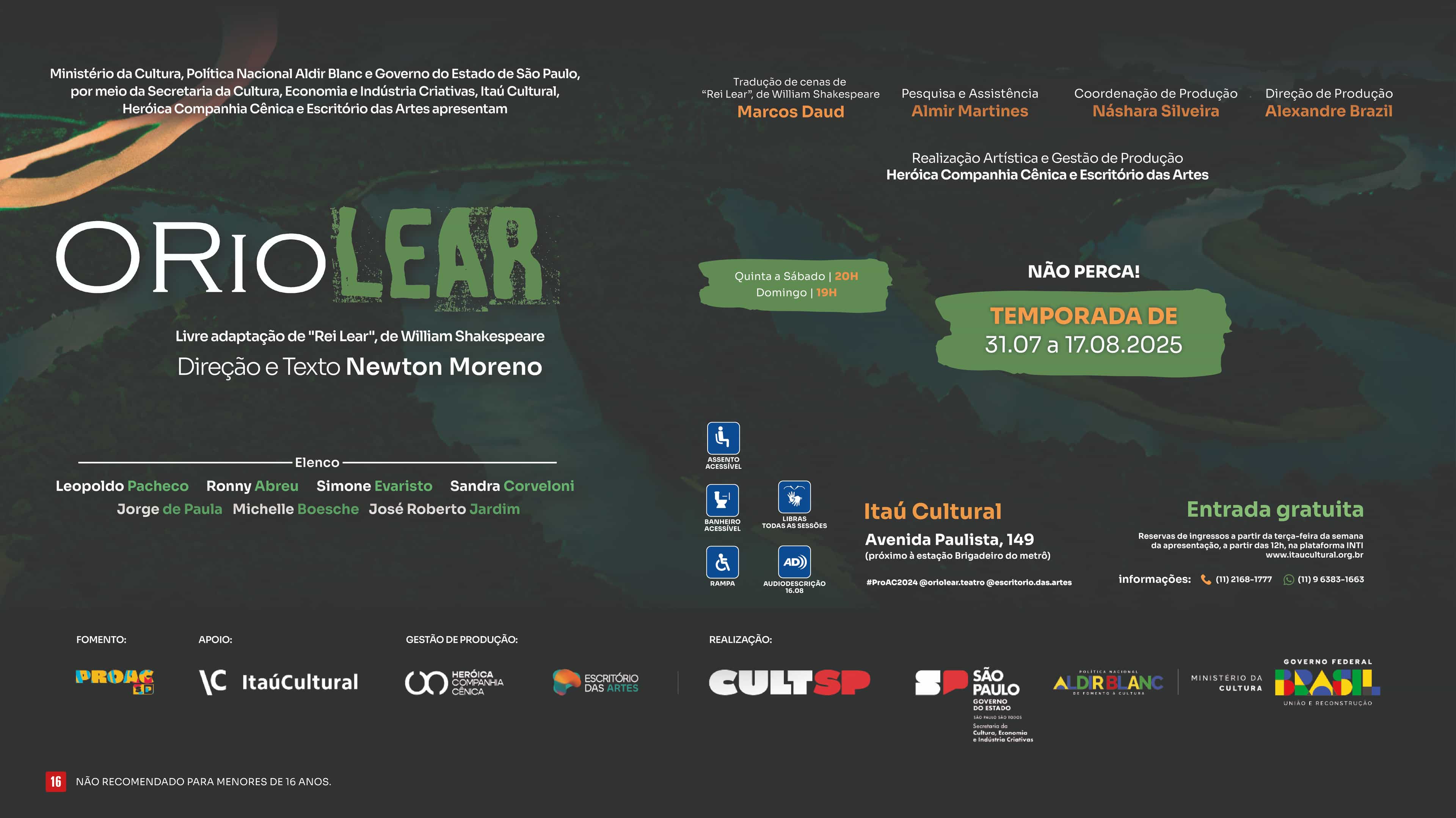 Banner do evento ORioLEAR - Temporada 
