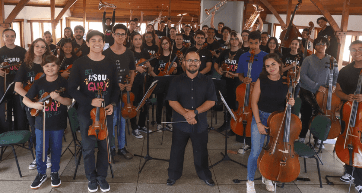 Banner do evento Concerto do Orquestra Sinfônica do GURI de Ribeirão Preto