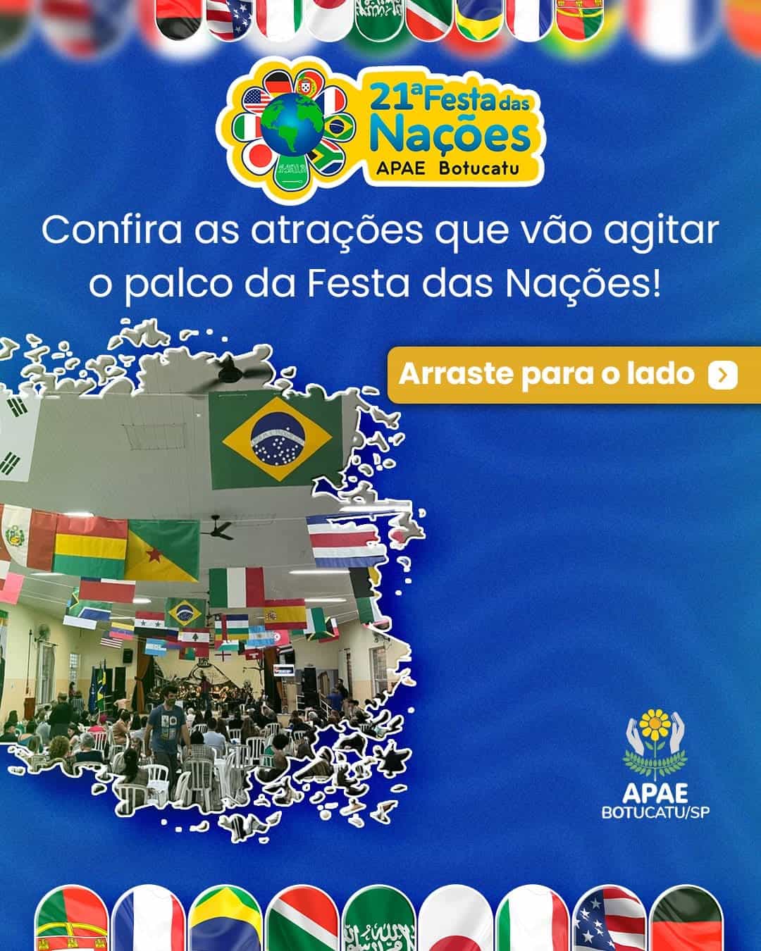 Banner do evento A Festa das Nações 2025 está chegando!