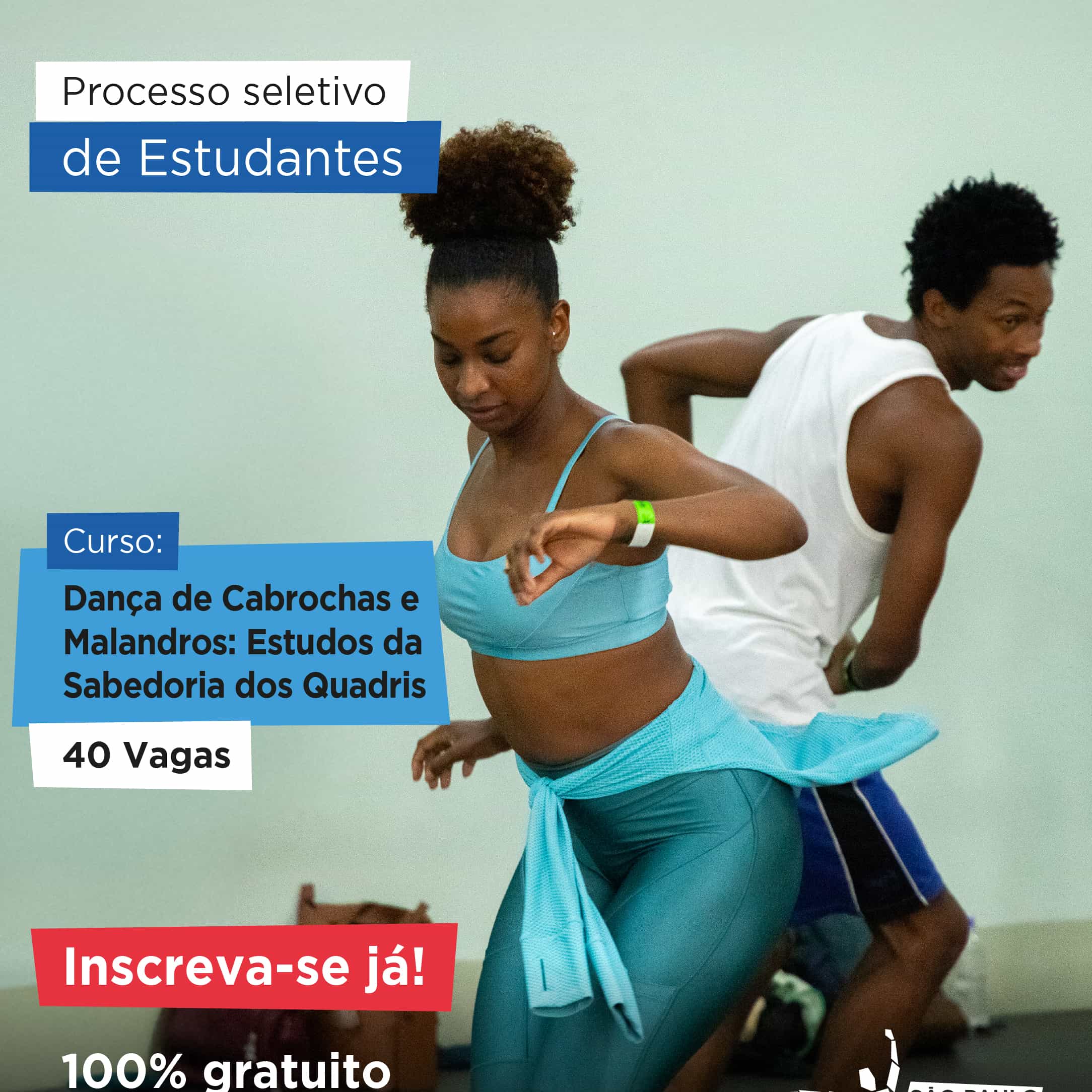Banner do evento Curso de Extensão Cultural "Dança de Cabrochas e Malandros: Estudos da Sabedoria dos Quadris"