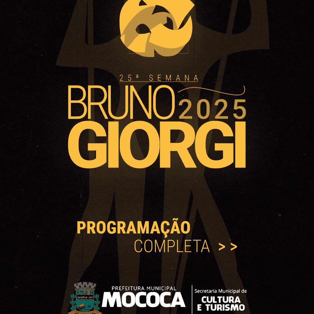 Banner do evento 25ª Semana Bruno Giorgi