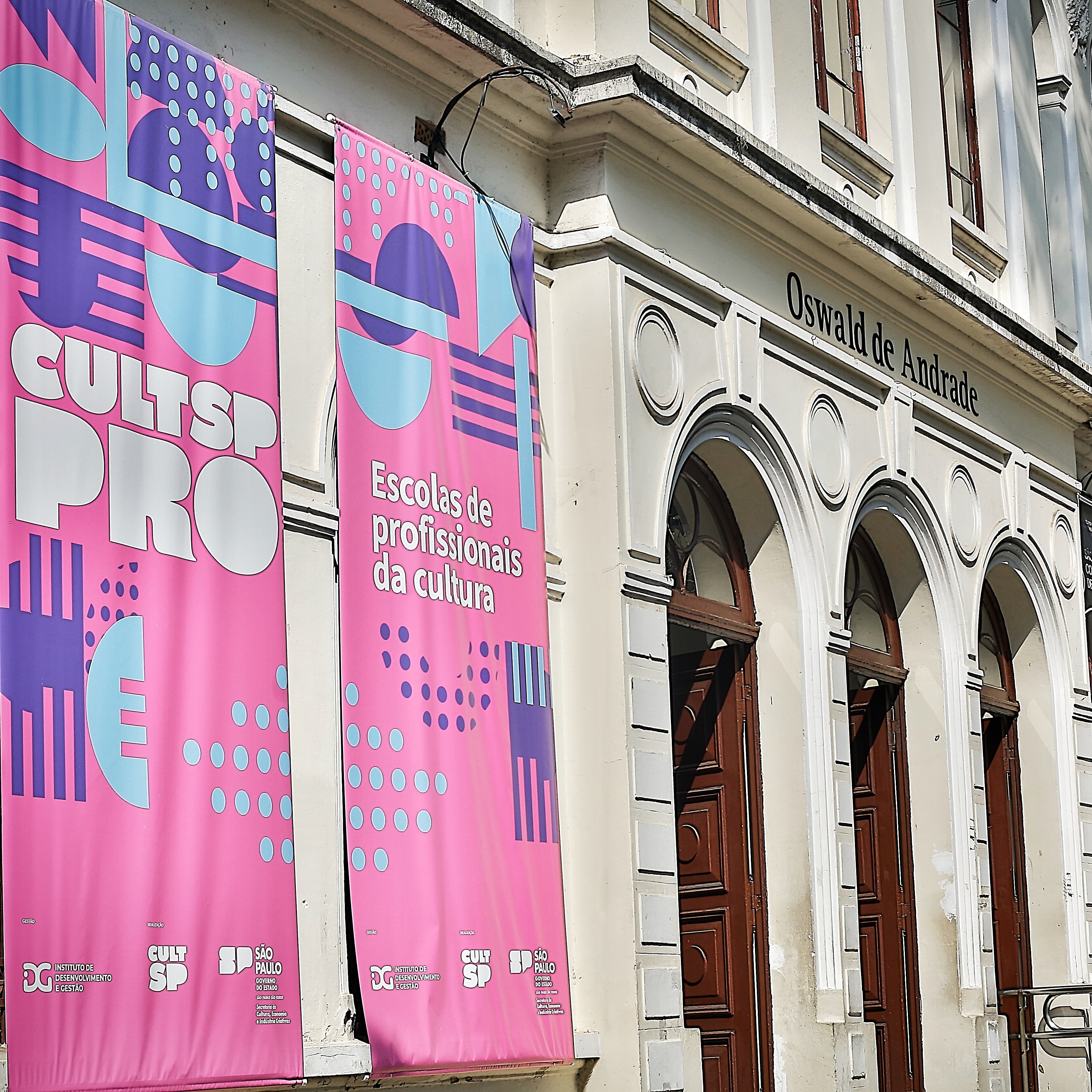 Banner do evento CULTSP PRO oferece mais de 2,1 mil vagas gratuitas em 105 cursos no estado de SP