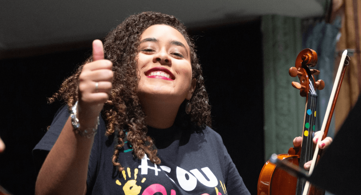 Banner do evento Concerto da Orquestra de Cordas do GURI de São Paulo