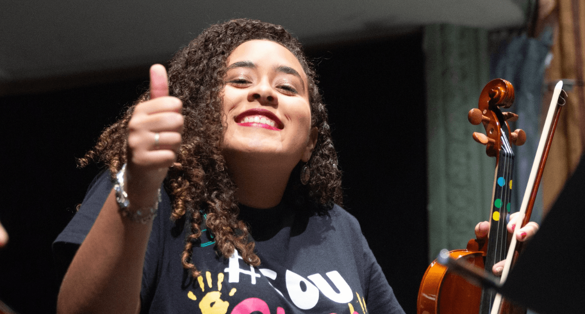 Banner do evento Concerto da Orquestra de Cordas do GURI de São Paulo