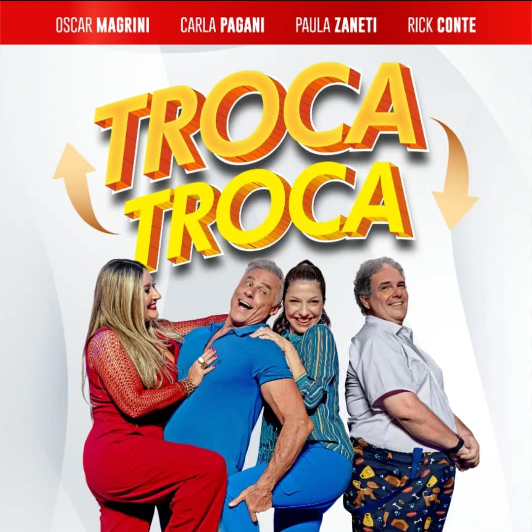 Banner do evento PEÇA TEATRAL TROCA-TROCA 