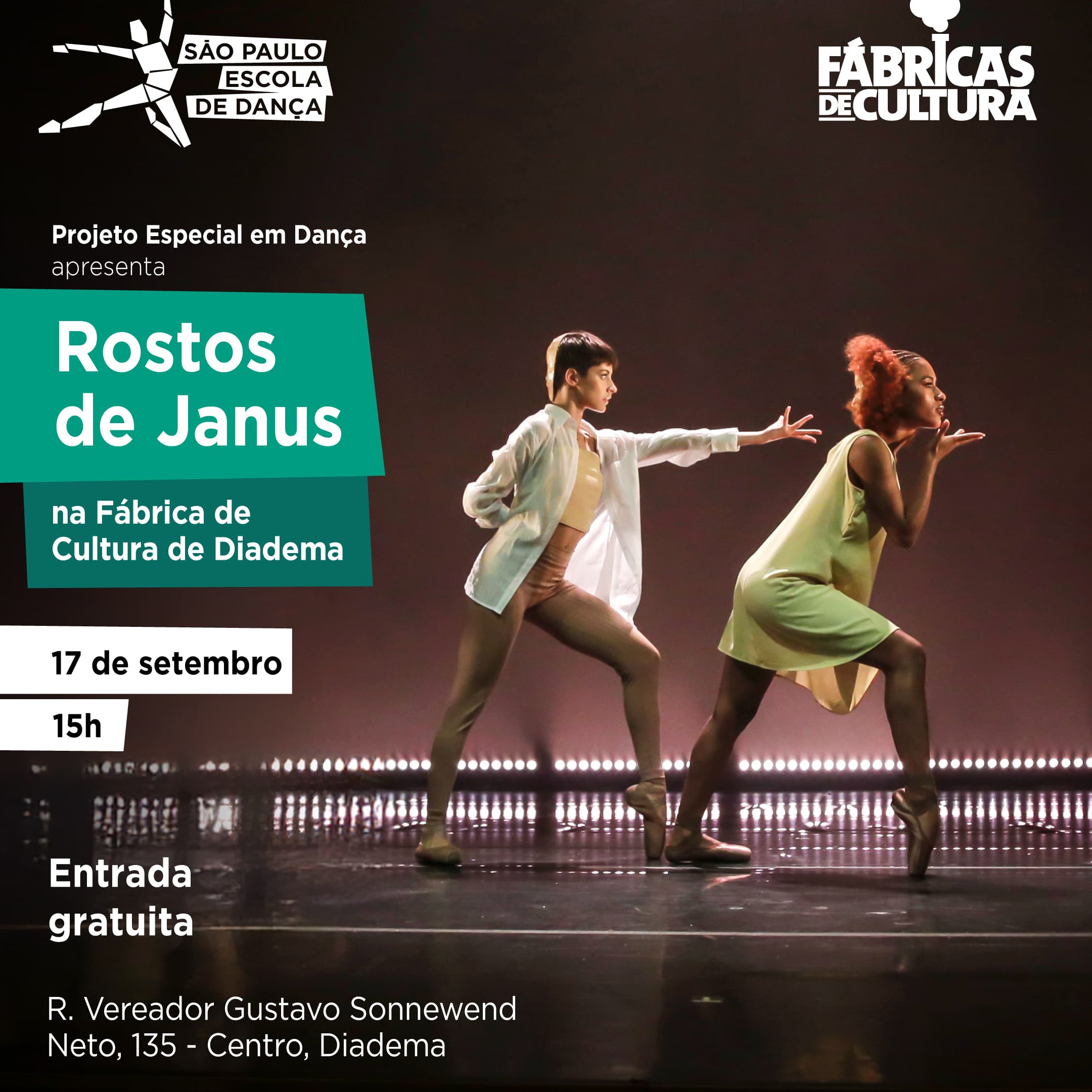 Banner do evento Rostos de Janus
