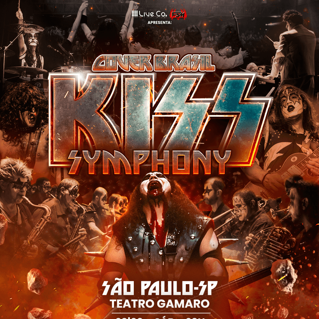Banner do evento SHOW COM ORQUESTRA - KISS SYMPHONY